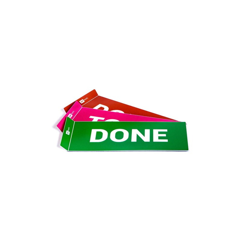 PATboard Scrum Board and Kanban Board COLUMNcards Magnetic - Set of 3 Column Cards (to DO, Doing, Done) - Image 3